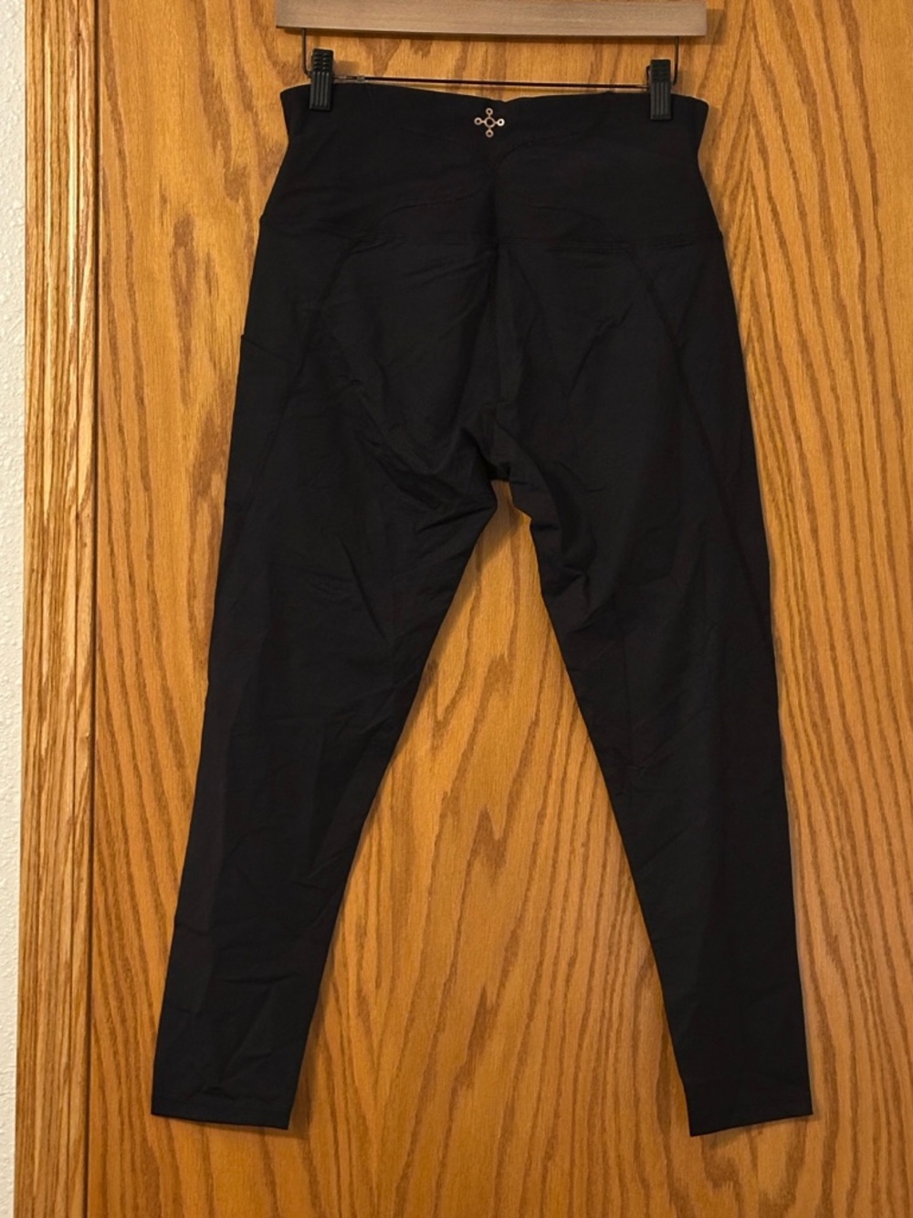 Tommie Copper Lower Back Support Black High-Waisted Leggings - NWT - Size L - Picture 3 of 12